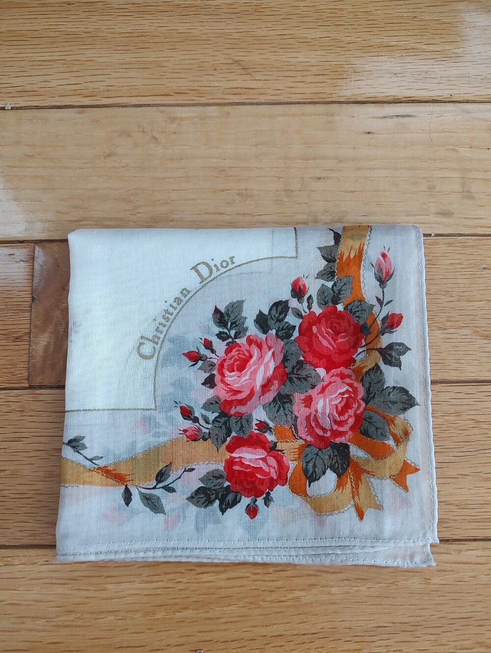 Dior floral small scarf NWOT Japan exclusive